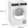 Siemens iQ 500 WQ45G2D2GB, Heat Pump Tumble Dryer (Discontinued) Thumbnail