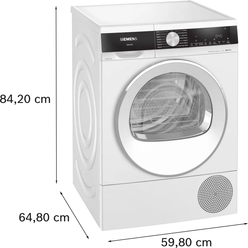 Siemens iQ 500 WQ45G2D2GB, Heat Pump Tumble Dryer (Discontinued)