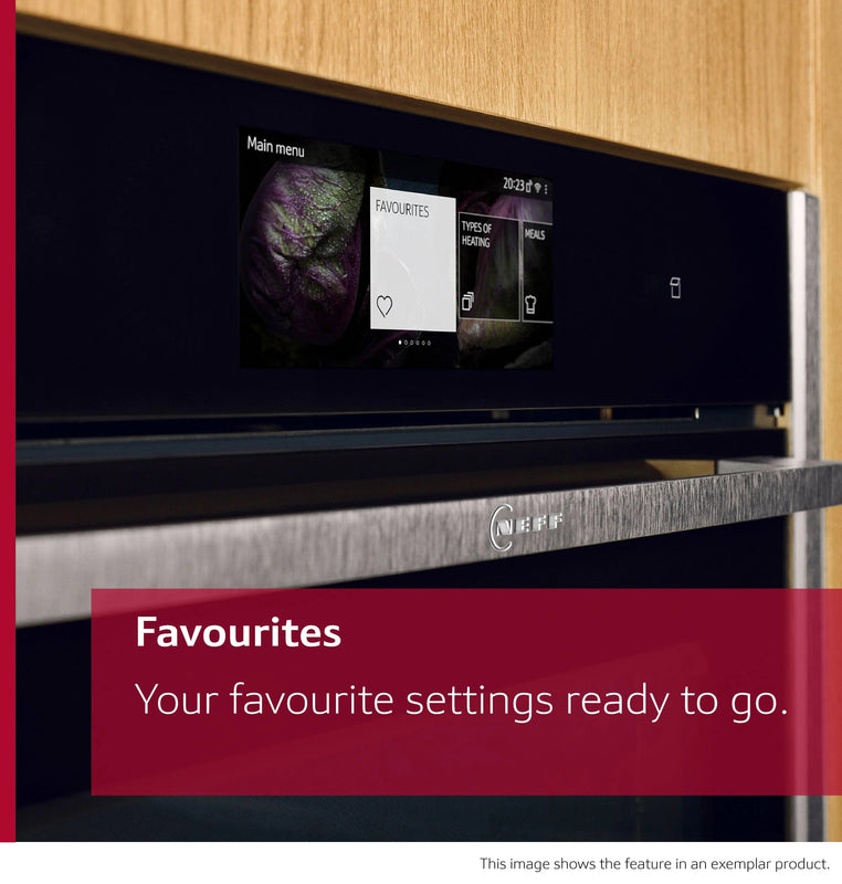Neff N90 B69FS3CY2A, Built-in oven with steam function