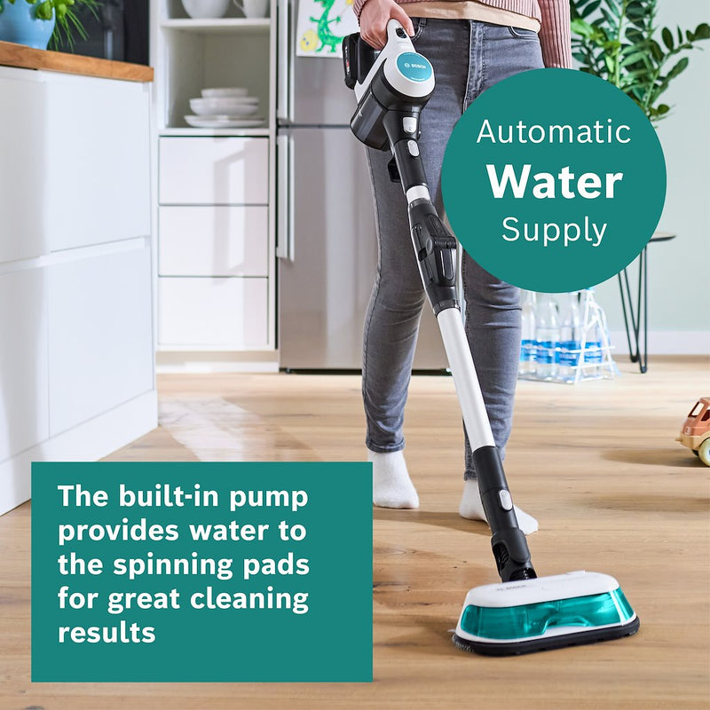 Bosch BCS71HYGGB, Cordless 2 in 1 Vacuum and Mop