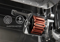 Inverter Motor+. Durable and energy-efficient