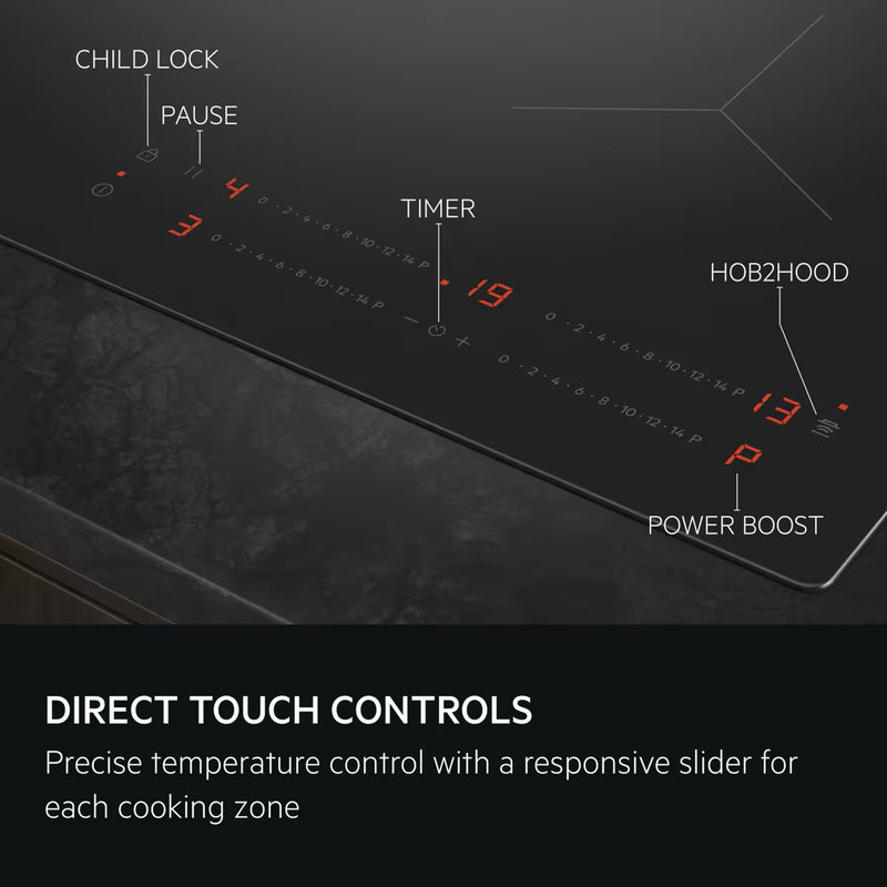 AEG TO64IA00IT SaphirMatt 60cm Induction Hob - Matt Black