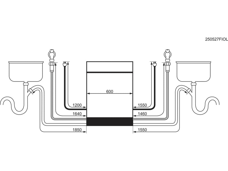 AEG GI8200A2TN 60cm Full Size Fully Integrated Dishwasher