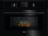 AEG KOX36506GB Built-In Combination Microwave Oven - Black Thumbnail