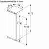 Neff N 50 KI2822FE0G, built-in fridge with freezer section Thumbnail