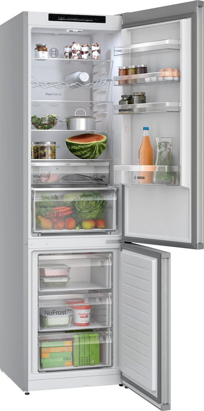 Bosch Series 4 KGN392LAFG, Free-standing fridge-freezer with freezer at bottom (Discontinued)