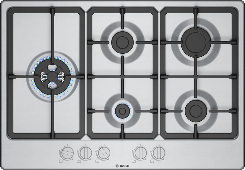 Bosch Series 4 PGM7B5K90, Gas hob