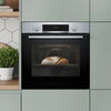 Bosch Series 4 HQA534BS3B, Built-in oven with added steam function Thumbnail