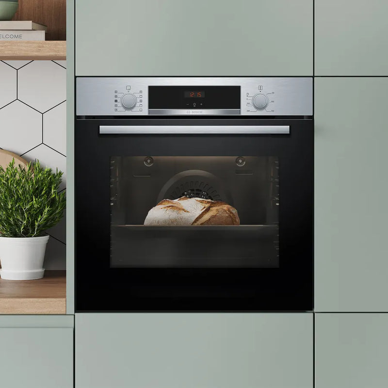 Bosch Series 4 HQA534BS3B, Built-in oven with added steam function