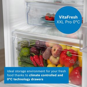 Bosch KGN39VLCKG, Free-standing fridge-freezer with freezer at bottom