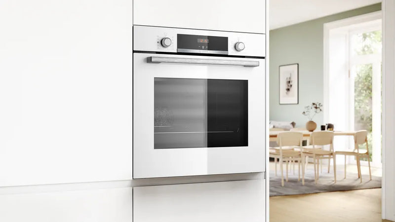 Bosch Series 4 HQA534BW3B, Built-in oven with added steam function