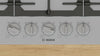 Bosch Series 6 PCQ7A5I90, Gas hob Thumbnail