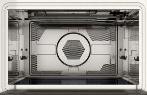 Siemens CM585AGS1B, Built-in microwave oven with hot air
