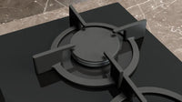 Individual cast iron pan support