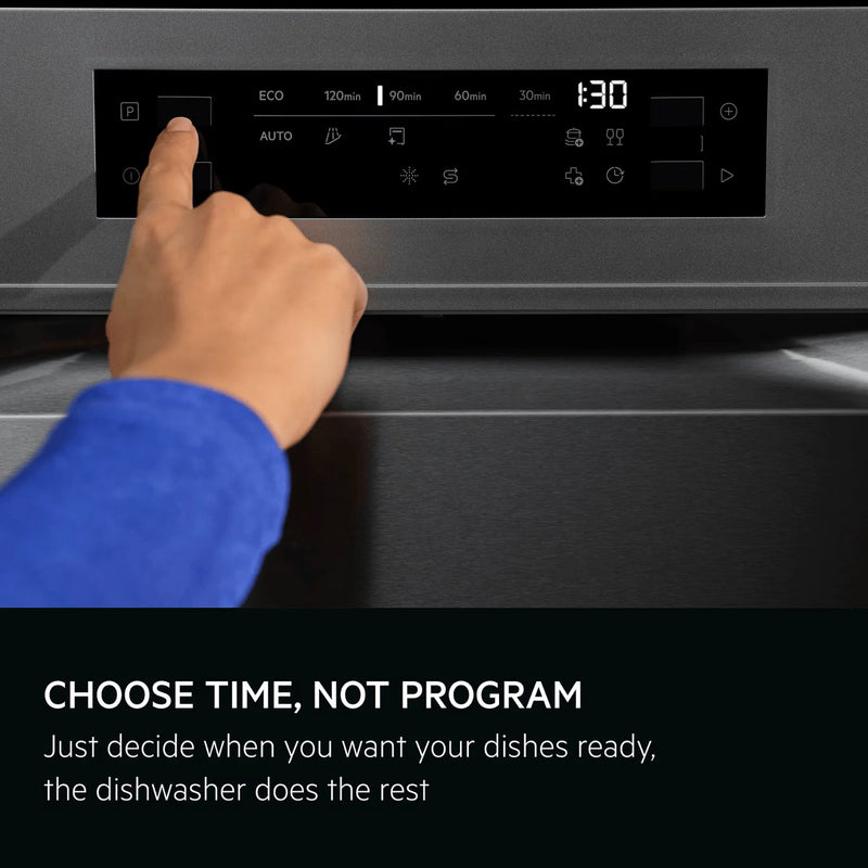 AEG GF6200C1SNM 60cm Full Size Freestanding Dishwasher - Stainless Steel