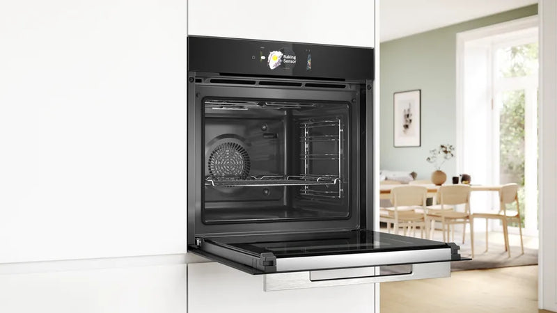 Bosch Series 8 HSG7364B1B, Built-in oven with steam function