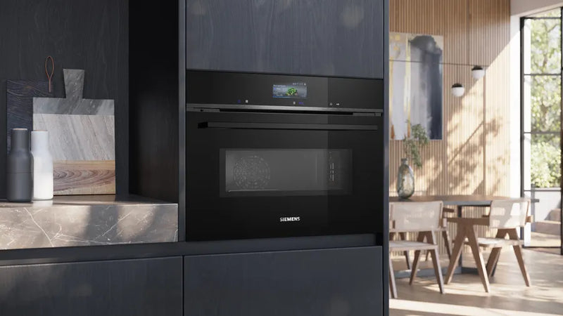 Siemens iQ 700 CM776G1B1B, Built-in compact oven with microwave function