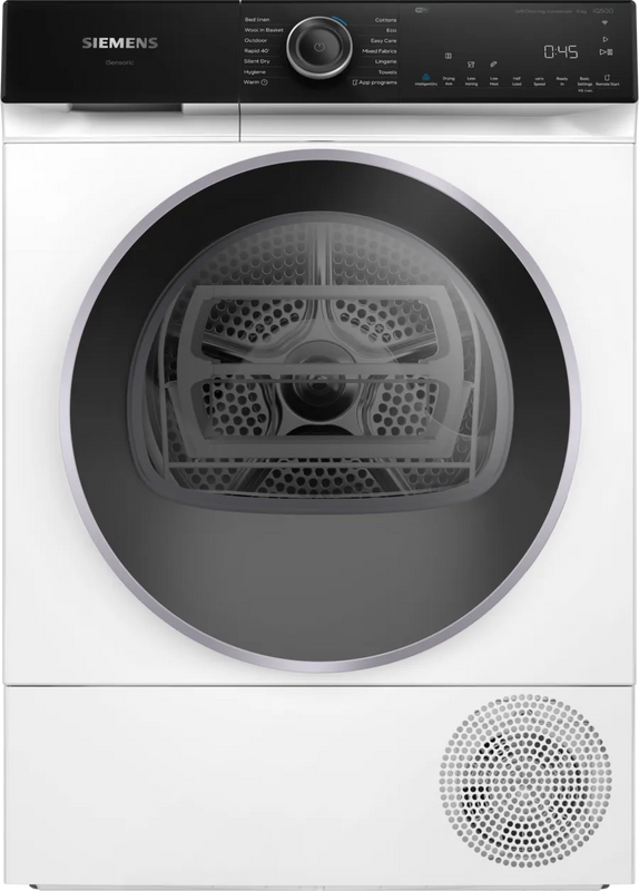 Siemens iQ 500 WQ46H2D9GB, Heat pump tumble dryer