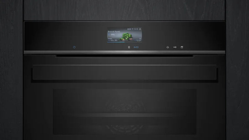 Siemens iQ 700 CS936GCB1, Buit-In Compact Oven with Steam Function