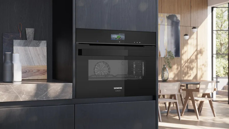 Siemens iQ 700 CS936GCB1, Buit-In Compact Oven with Steam Function