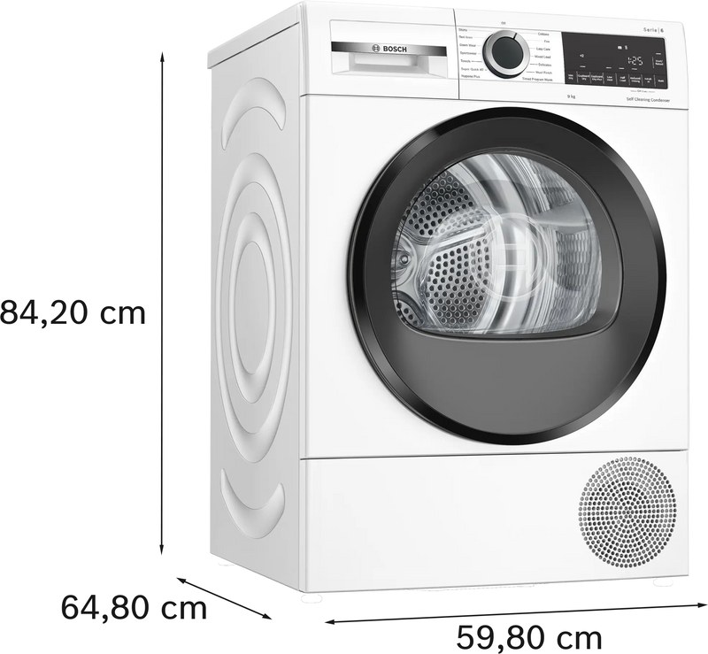 Bosch Series 6 WQG24502GB, Heat pump tumble dryer