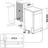 Hotpoint HP3FC10BS7A0SUK 10 Place Setting Freestanding Slimline Dishwasher with 3D Zone Wash - Silver Thumbnail