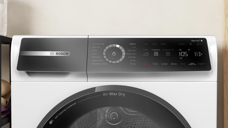 Bosch Series 8 WRB247C9GB, Heat pump tumble dryer