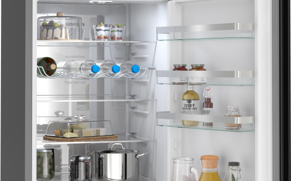Siemens KG39NVXBG, Free-standing fridge-freezer with freezer at bottom