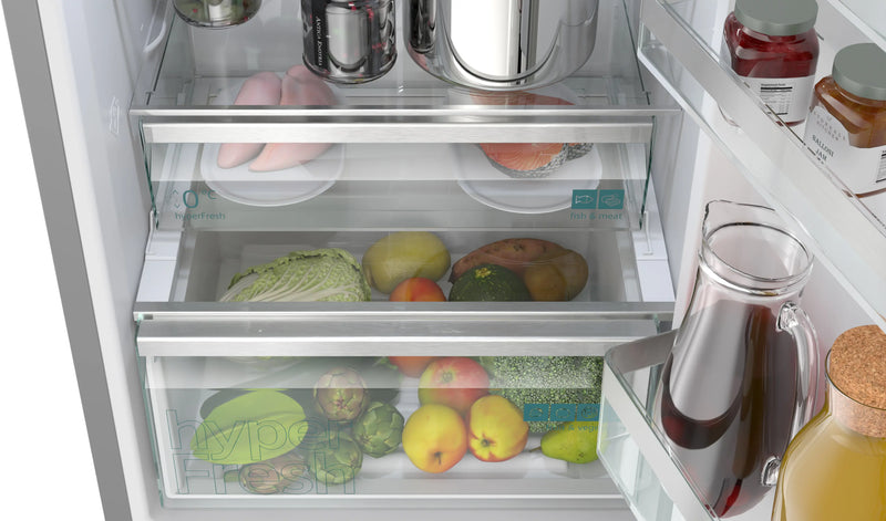 Siemens KG36NVICG, Free-standing fridge-freezer with freezer at bottom