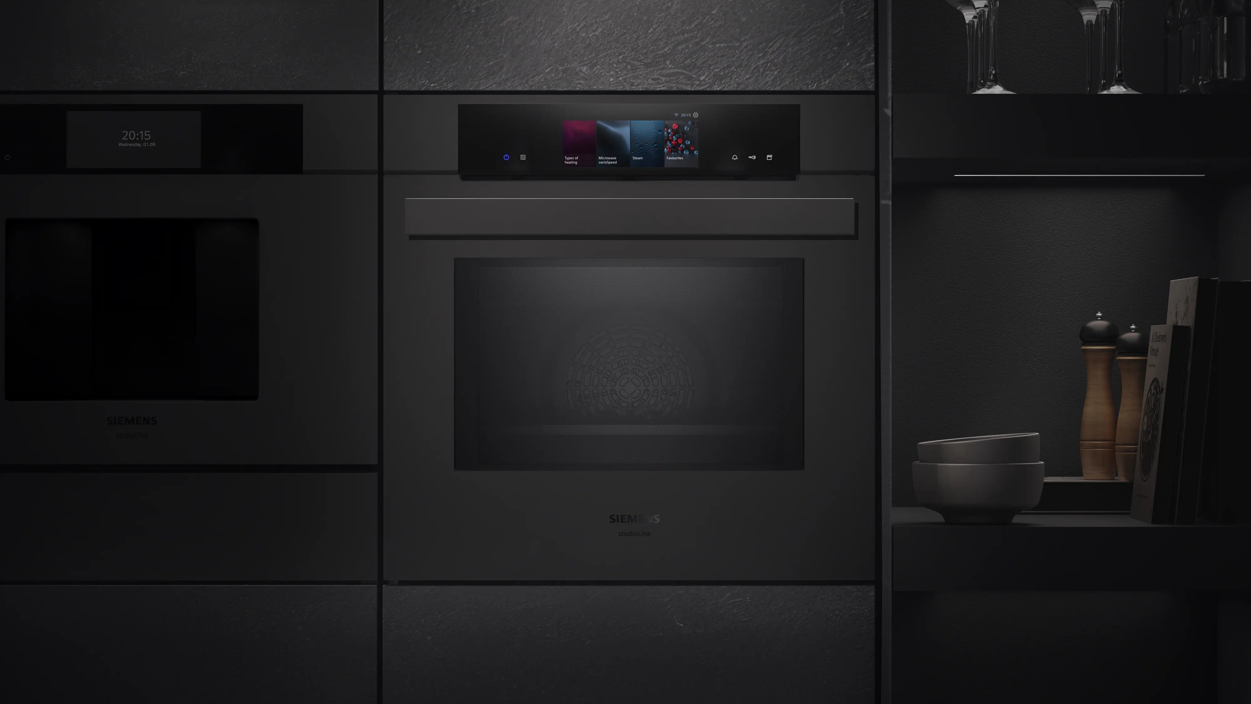 Siemens Matt Edition: stylish elegance in sophisticated matte black.