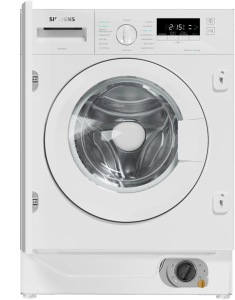 Siemens WK14D260GB 8/5kg 1400rpm integrated washer dryer