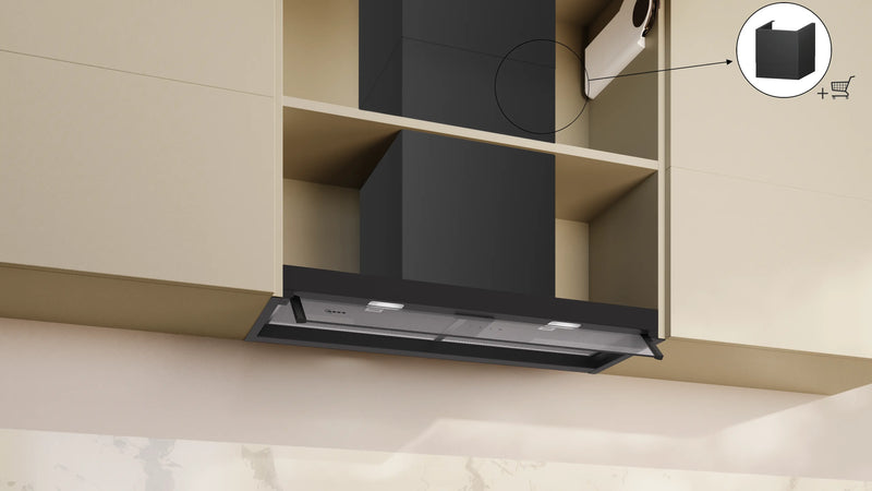 Neff D85XCC2S0B, Integrated Design Hood