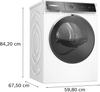 Bosch Series 8 WRB247C9GB, Heat pump tumble dryer Thumbnail