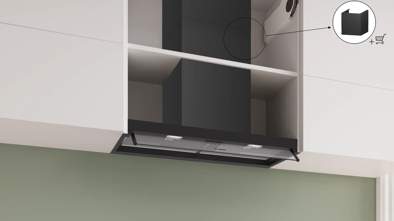 Bosch DBB85CC60B, Integrated Design Hood