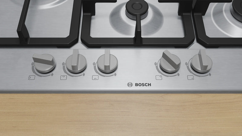 Bosch Series 4 PGM7B5K90, Gas hob