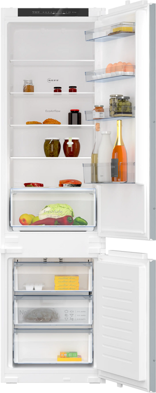 Neff N 30 KI7961SE0G, Built-in 60/40 fridge-freezer - sliding hinge