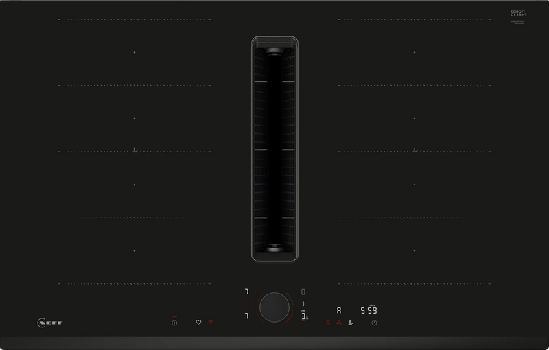 Neff V68FUX4L0, Induction hob with integrated ventilation system