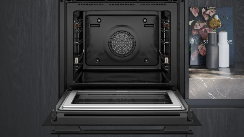 Siemens HN978GQM1, Built-in oven with added steam and microwave function