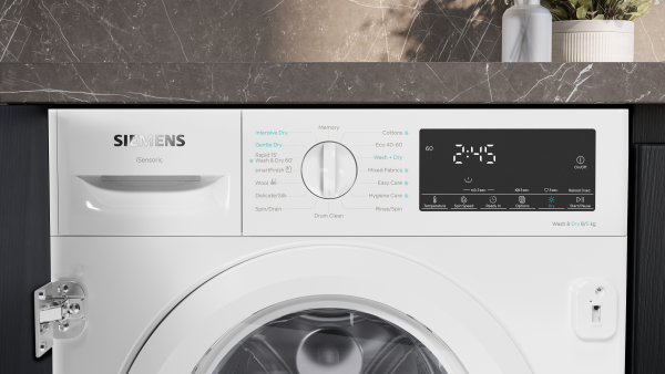 Siemens iQ500 WK14D490GB 8/5kg 1400rpm integrated washer dryer
