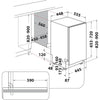 Hotpoint HP2ID10CS80UK 10 Place Setting Integrated Slimline Dishwasher with Rapid Wash Thumbnail