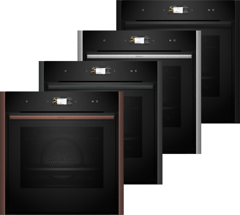 Neff N90 B69FS3CY2A, Built-in oven with steam function