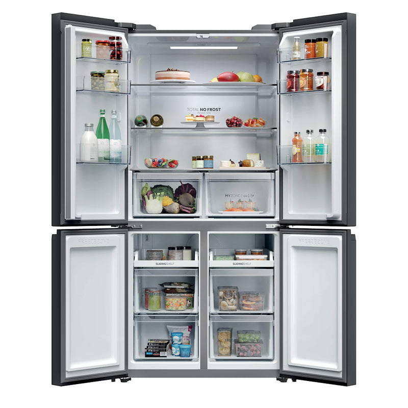 Haier HCR39F19ENPT Four Door French Style Fridge Freezer