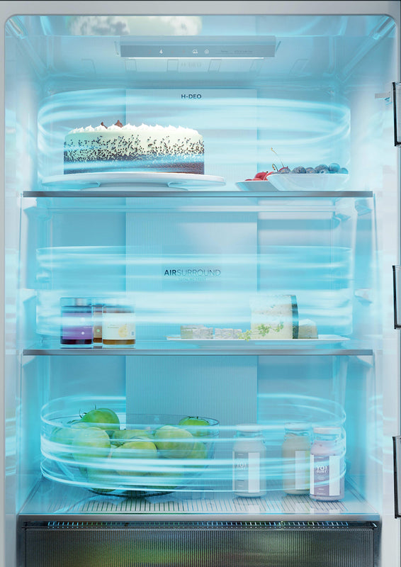Haier HTR3518ENMTK Freestanding No Frost Fridge Freezer