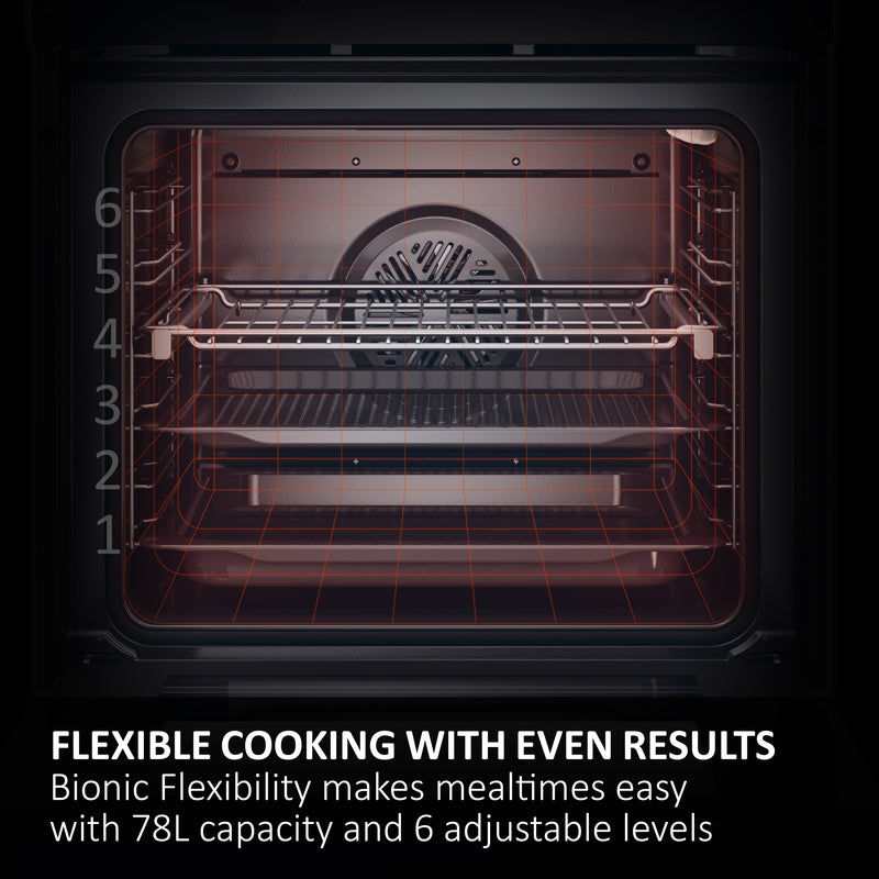 Haier H6 ID25G3YTB2 Built-In Single Oven with Pyrolytic Clean and WiFi
