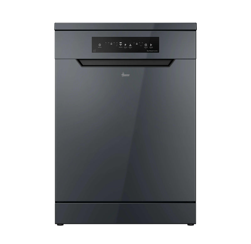 Hoover HFP 4C7E0A-80 Freestanding 60cm 14 Place Dishwasher with C Energy Rating - Anthracite