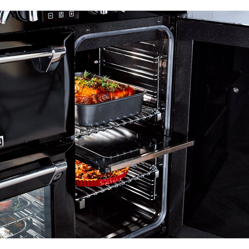 Stoves Richmond Deluxe ST DX RICH D900Ei RTY BK 90cm Electric Induction (Rotary Control) Range Cooker (Discontinued)