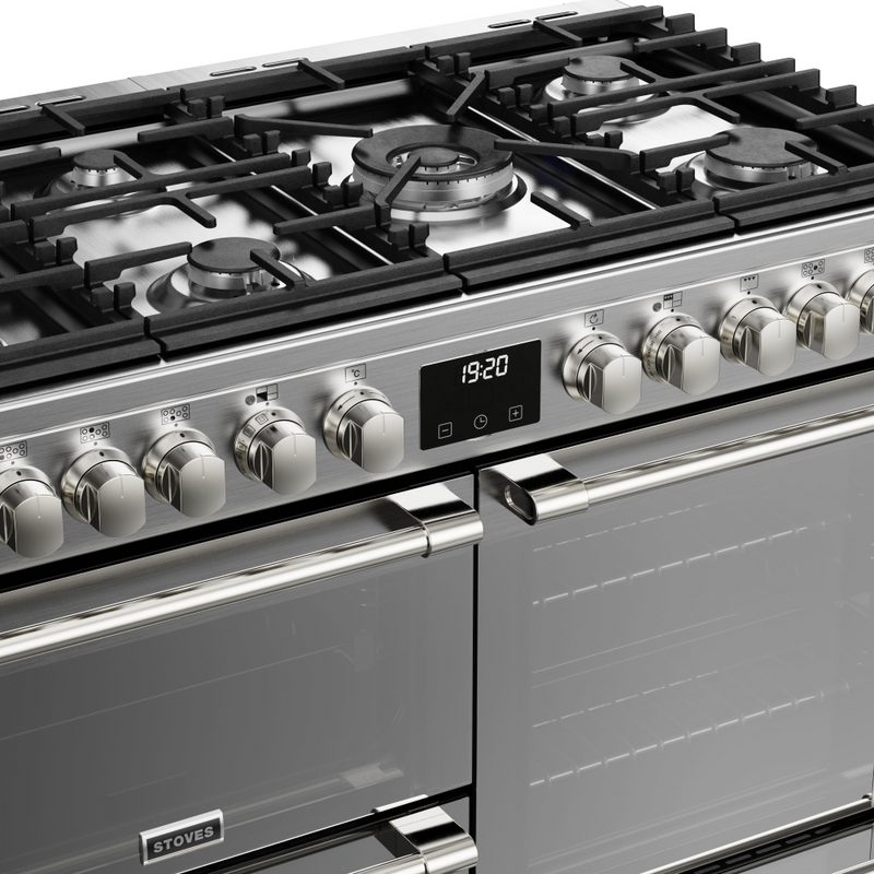 Stoves Sterling Deluxe ST DX STER D1000DF SS 100cm Dual Fuel Range Cooker (Discontinued)