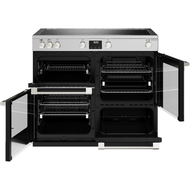Stoves Sterling Deluxe ST DX STER D1000Ei TCH SS 100cm Electric Induction (Touch Control) Range Cooker (Discontinued)