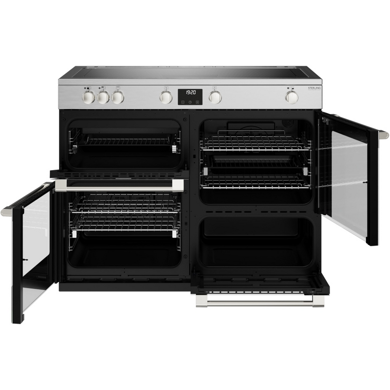 Stoves Sterling Deluxe ST DX STER D1100Ei ZLS SS 110cm Electric Induction (Zoneless) Range Cooker (Discontinued)