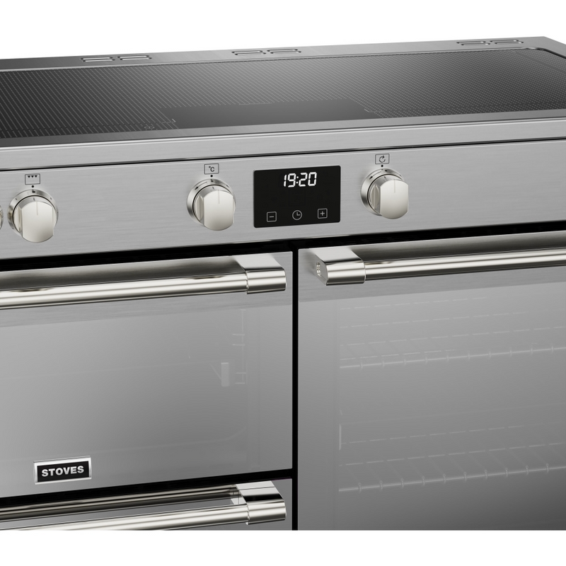 Stoves Sterling Deluxe ST DX STER D1100Ei ZLS SS 110cm Electric Induction (Zoneless) Range Cooker (Discontinued)